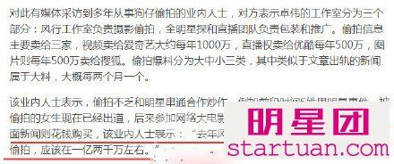 明星从卓伟处买回的偷拍