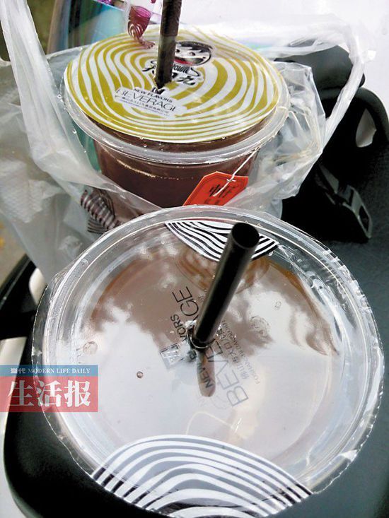 杯子的封口完整,吸管太小也很难钻进蜘蛛。