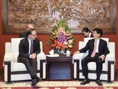 孟建柱会见德国联邦司法和消费者保护部部长海科·马斯